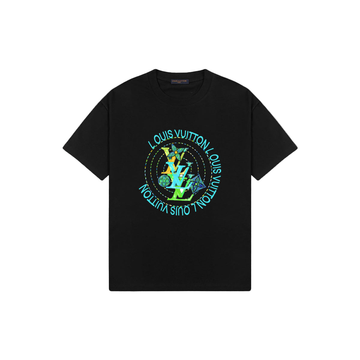Luxury Multi-Color Water-Print T-Shirt – Premium Cotton Tee - TruVybe Essentials